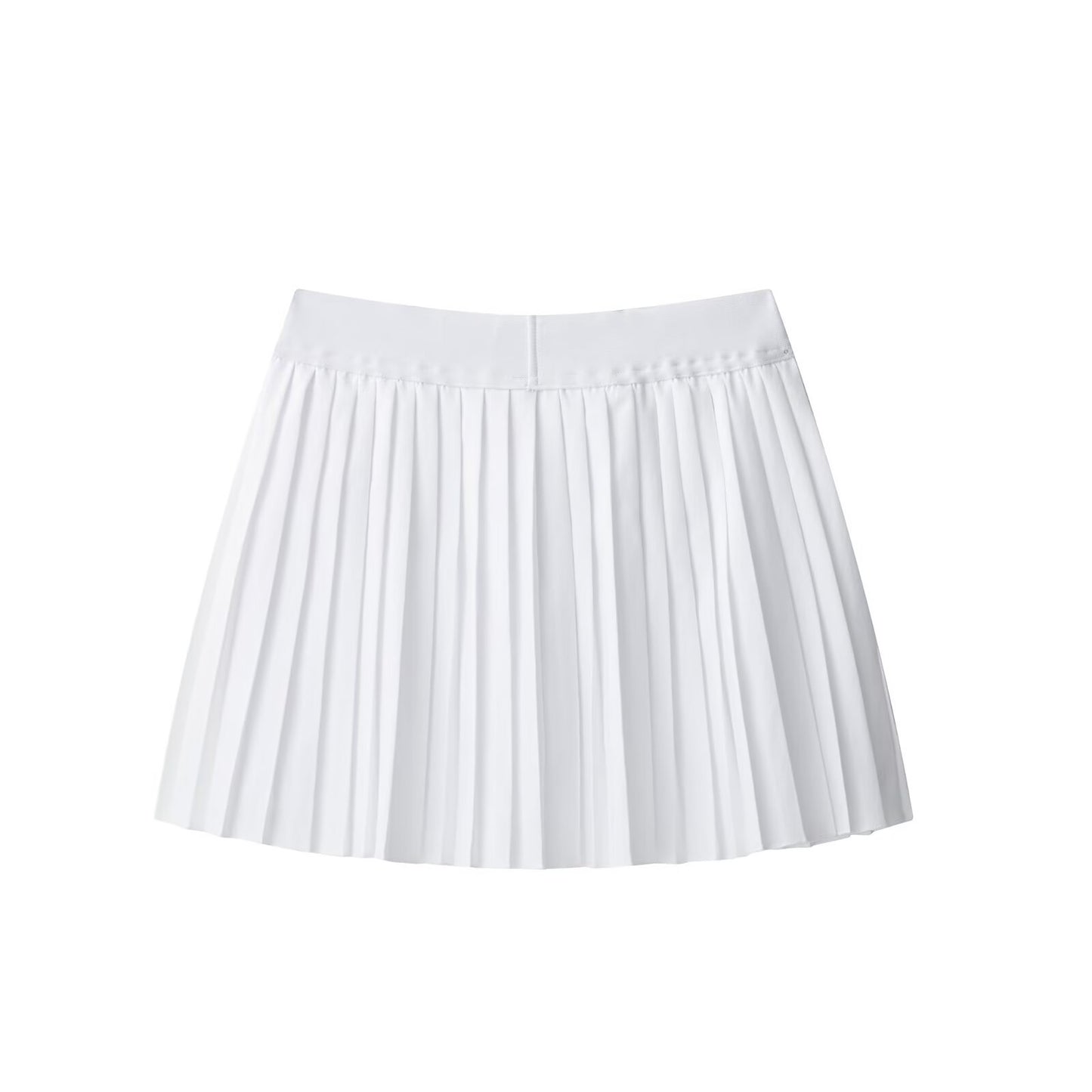 Asymmetric hemline pleated skirt for women