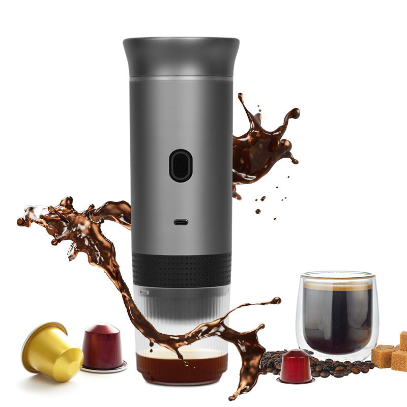 2025 cafetiere electrique portative Upgraded 3-in-1 Cordless Coffee Maker - 20Bar Portable for Car/Camping/Home, Capsule/Powder, USB Fast Heat