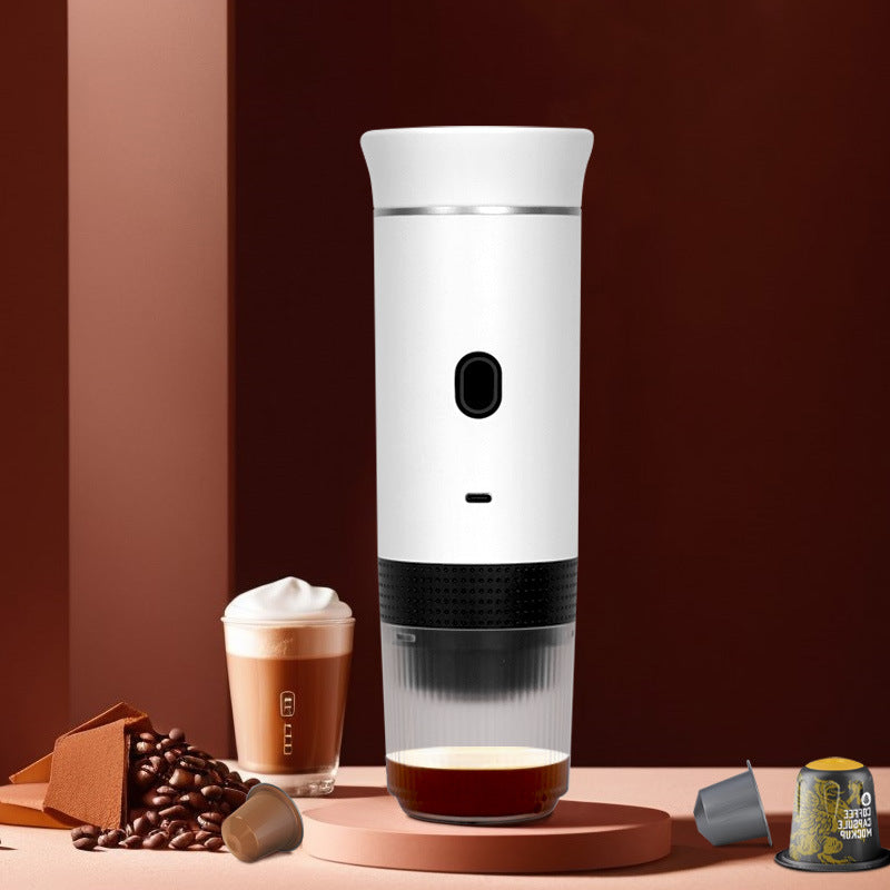 2025 cafetiere electrique portative Upgraded 3-in-1 Cordless Coffee Maker - 20Bar Portable for Car/Camping/Home, Capsule/Powder, USB Fast Heat