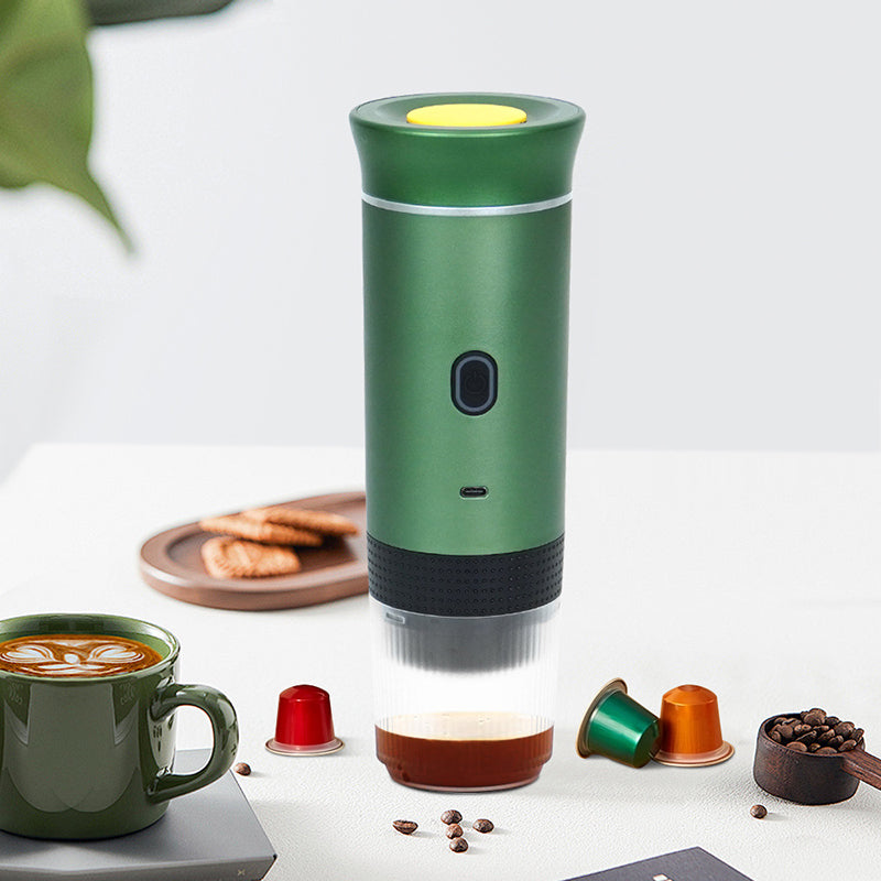 2025 cafetiere electrique portative Upgraded 3-in-1 Cordless Coffee Maker - 20Bar Portable for Car/Camping/Home, Capsule/Powder, USB Fast Heat